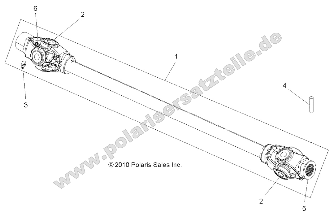 Drive Train, Prop Shaft, Front Drive Train, Prop Shaft, Front