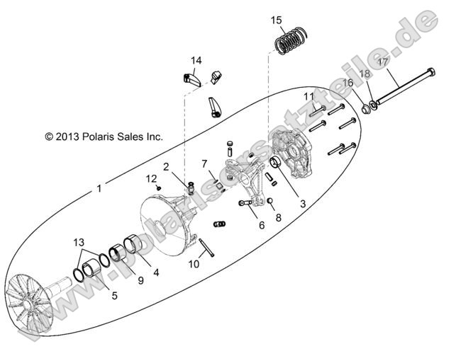 Drive Train, Clutch, Primary, EBS Drive Train, Clutch, Primary, EBS