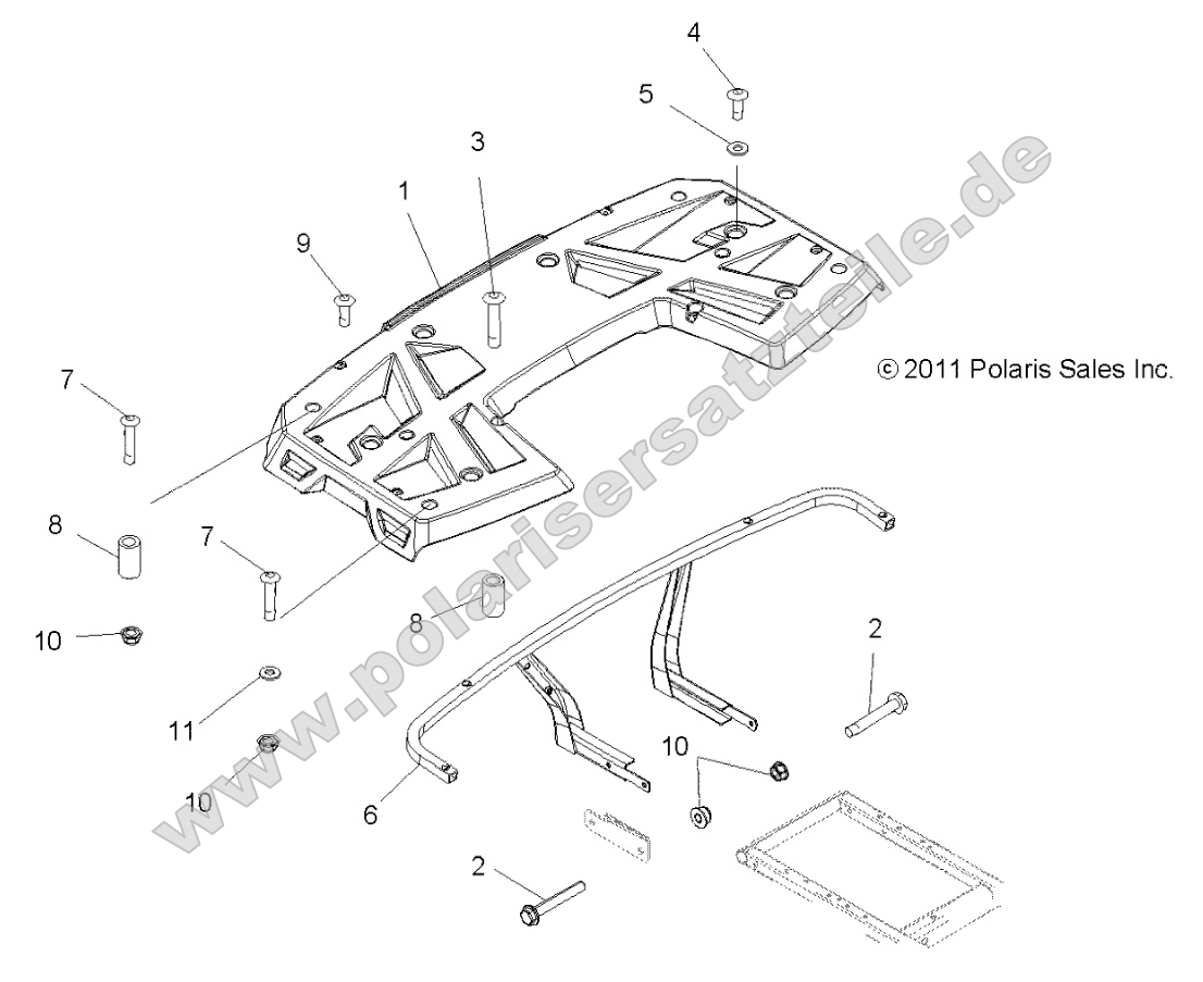 Body, Rear Rack Body, Rear Rack