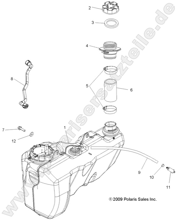 BODY, FUEL TANK BODY, FUEL TANK