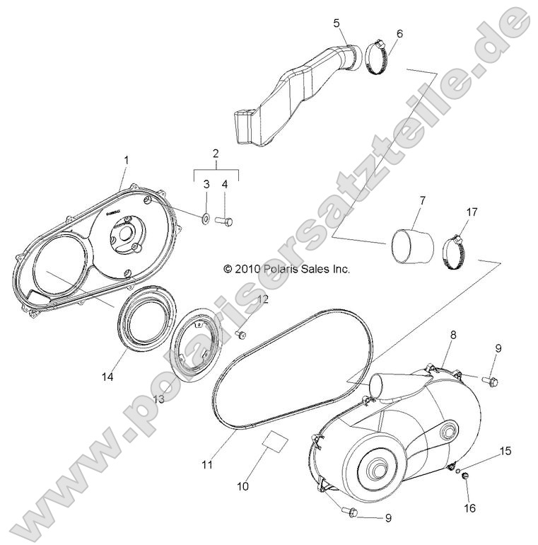 Drive Train, Clutch Cover