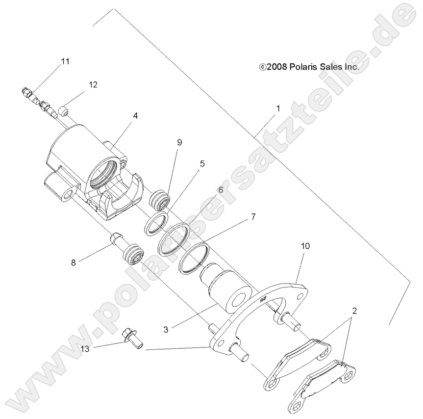 BRAKES, REAR CALIPER BRAKES, REAR CALIPER