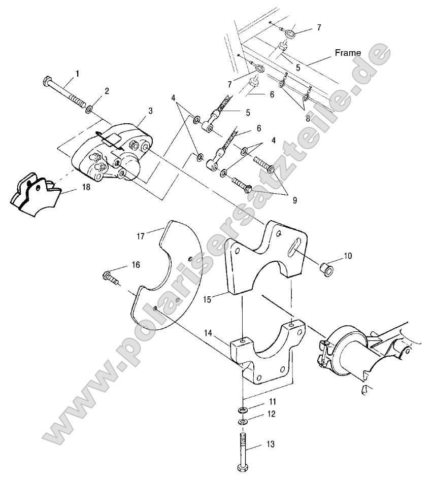 Rear Caliper Mounting Rear Caliper Mounting