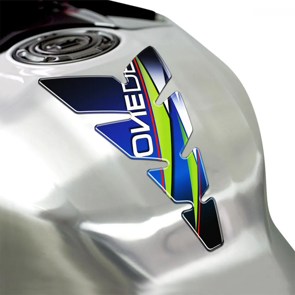 OneDesign Tankpad Moon Slim "blau-grün" Design - Universal