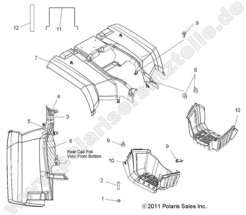 BODY, REAR CAB and FOOTWELLS BODY, REAR CAB and FOOTWELLS