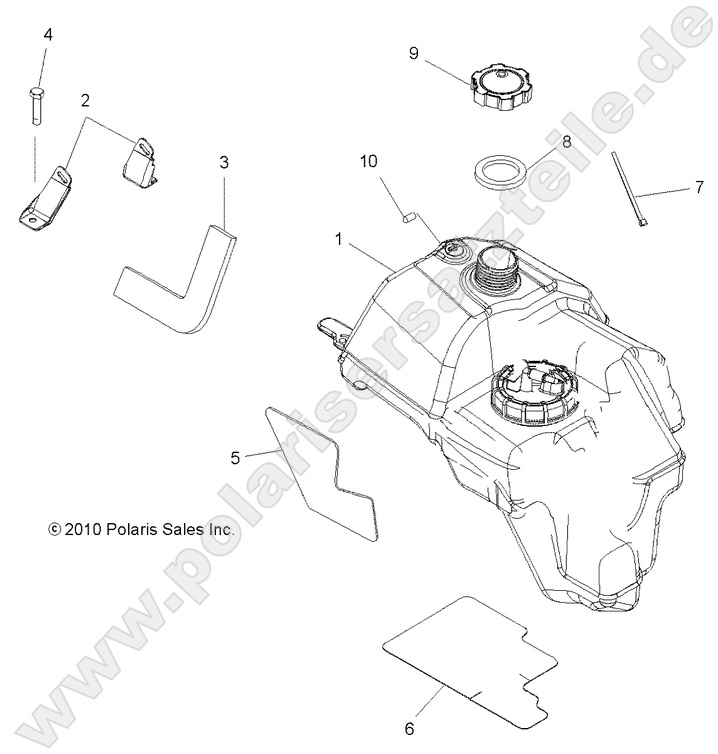 BODY, FUEL TANK ASM.