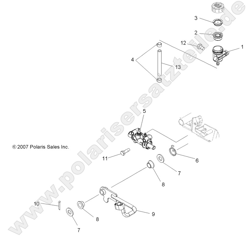 BRAKES, PEDAL and REAR MASTER CYLINDER