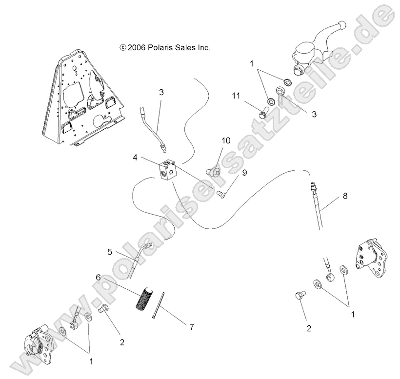 BRAKE LINES, FRONT BRAKE LINES, FRONT