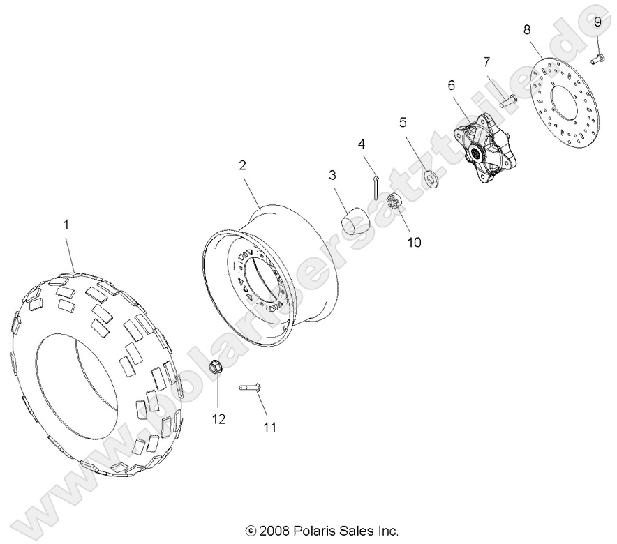 WHEELS, FRONT WHEELS, FRONT