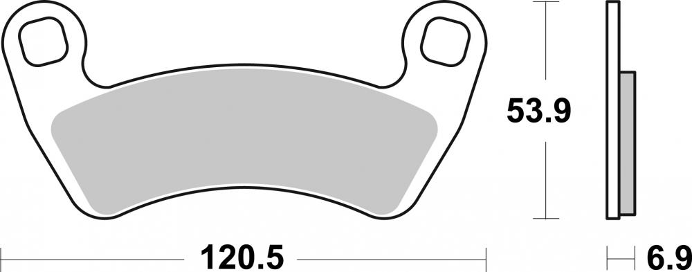 SBS Bremsbeläge Offroad & ATV Sintermetall - 978SI