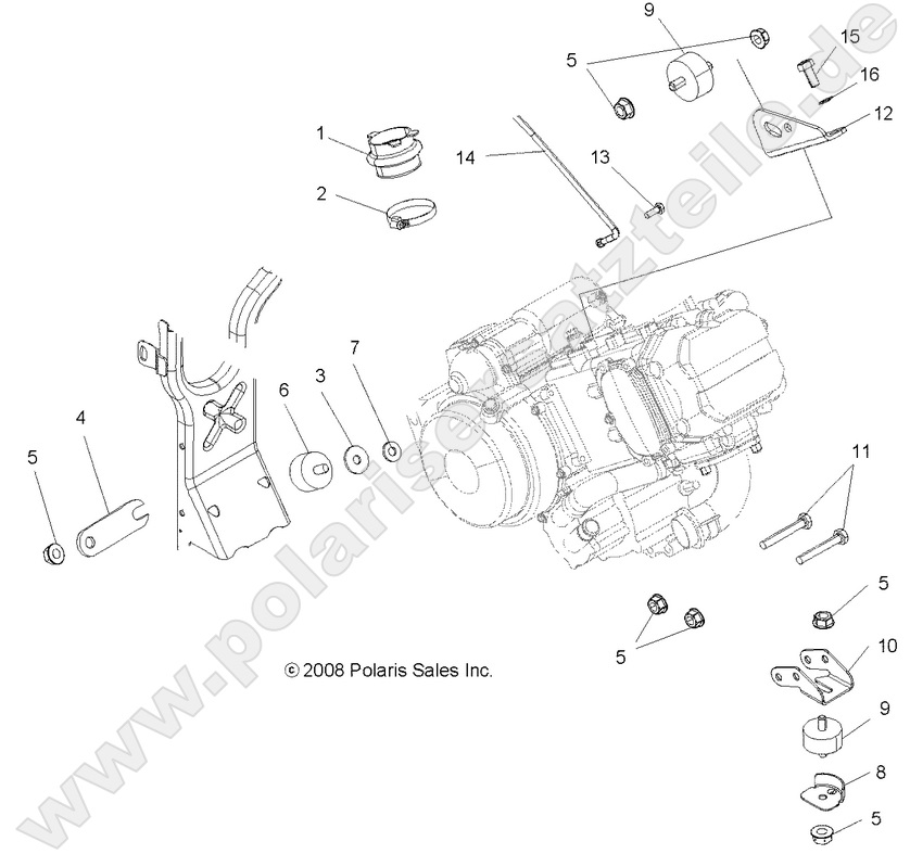 ENGINE, MOUNTING ENGINE, MOUNTING