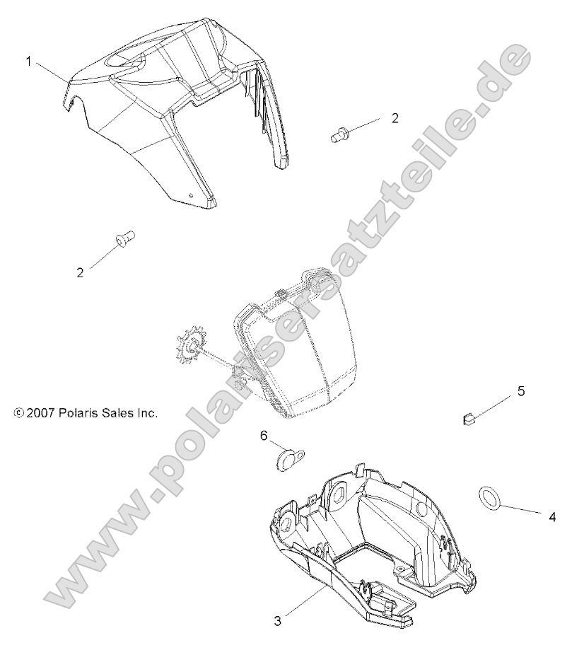 Body, Headlight Pod Body, Headlight Pod
