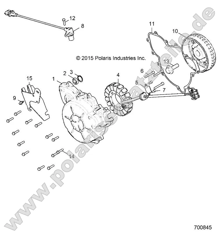 Engine, Stator and Flywheel Engine, Stator and Flywheel