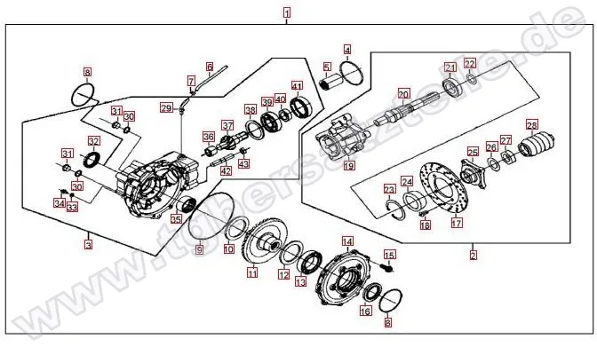 Differenzial hinten Differenzial hinten