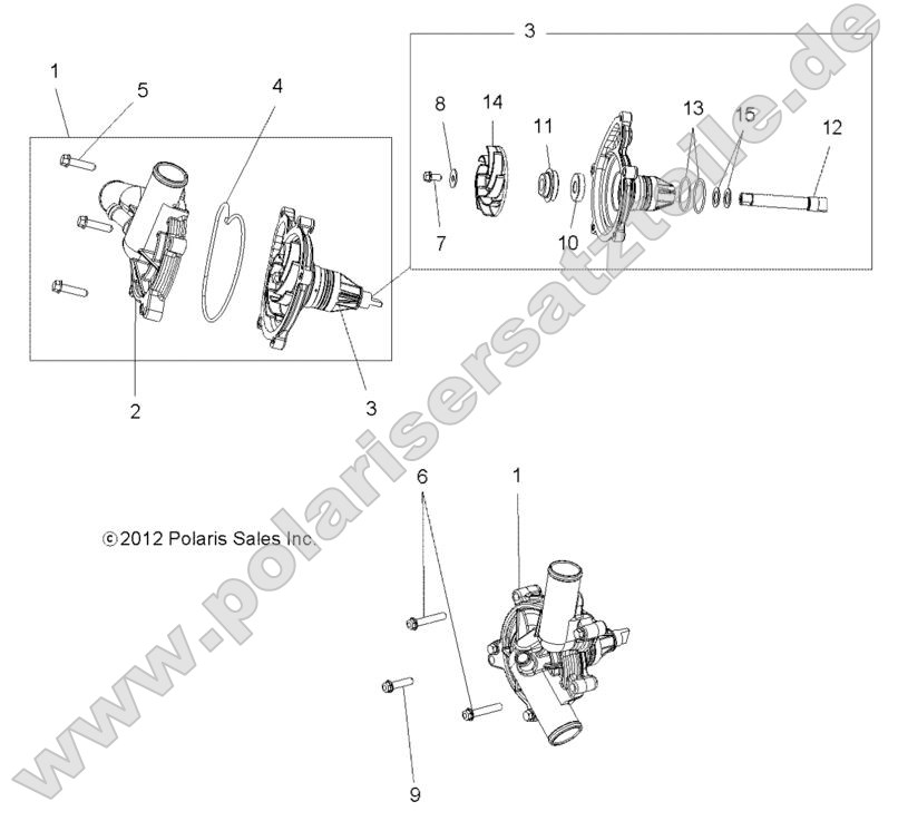 Engine, Cooling, Waterpump