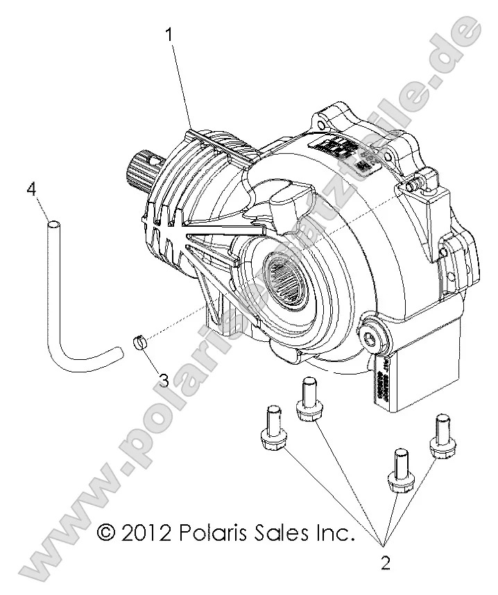 Drive Train, Front Gearcase Drive Train, Front Gearcase
