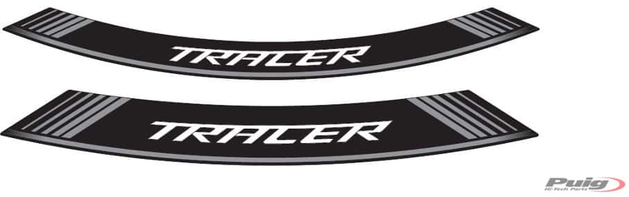 PUIG FELGENBÄNDER SET X8 TRACER F/SILBER - 9293P