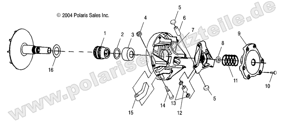 DRIVE CLUTCH DRIVE CLUTCH