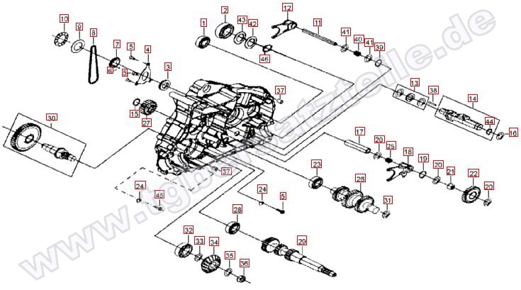 Motorgehäuse links (2)