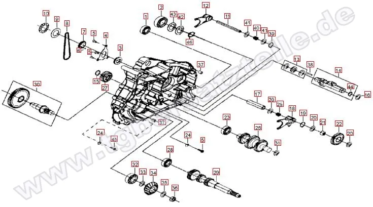 Motorgehäuse links (2) Motorgehäuse links (2)