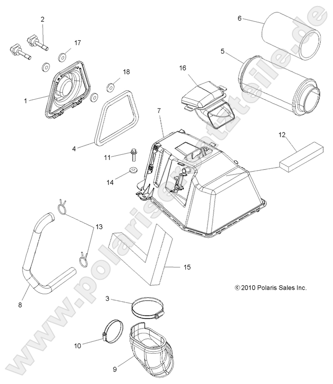 ENGINE, AIR INTAKE (Built 10/22/10 and Before)