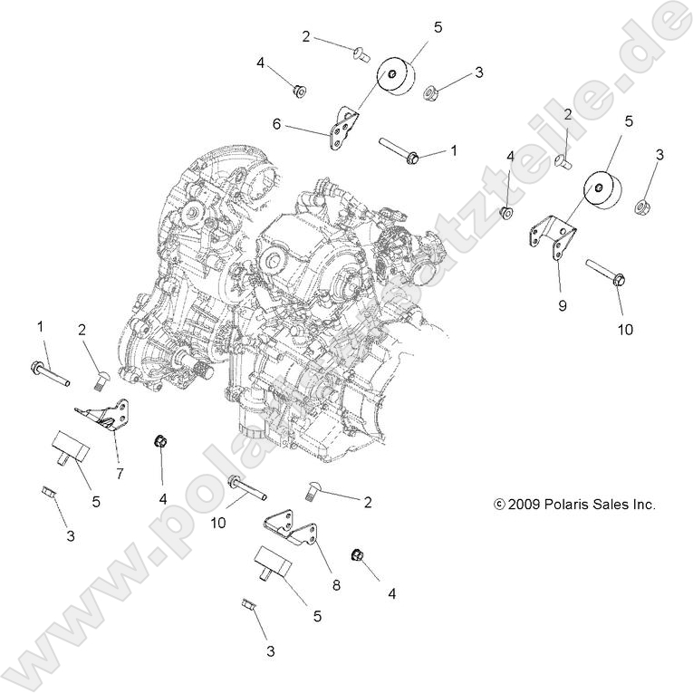 ENGINE, MOUNTING ENGINE, MOUNTING