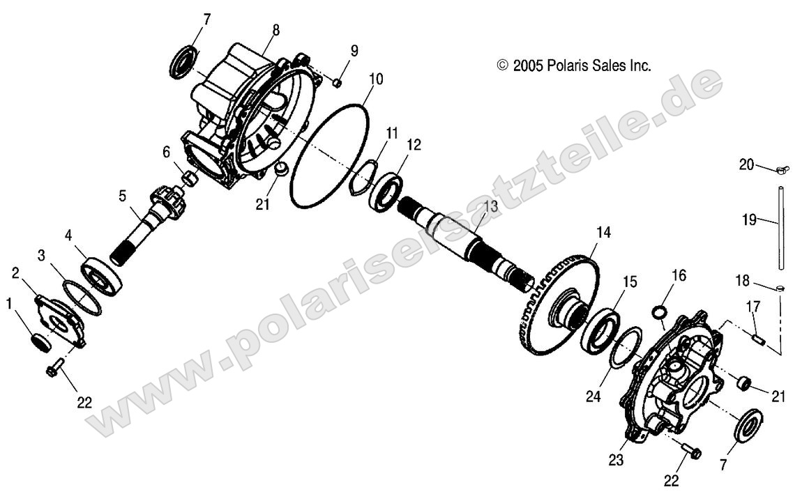 Drive Train, Rear Gearcase