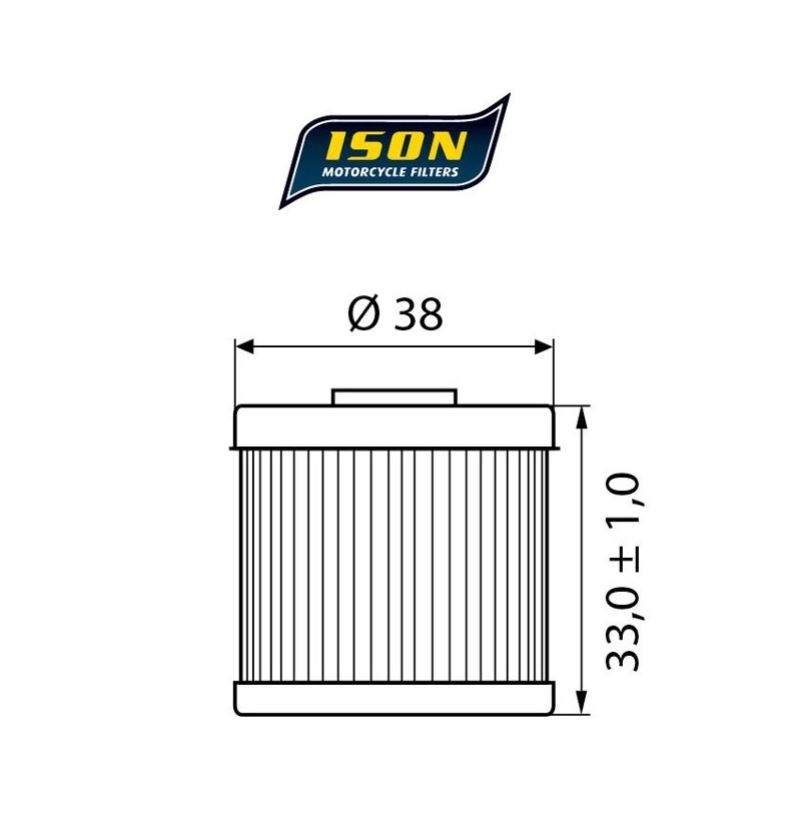 ISON Ölfilter 116 Honda CRF 150 250 450 Husqvarna TC TE 250 310