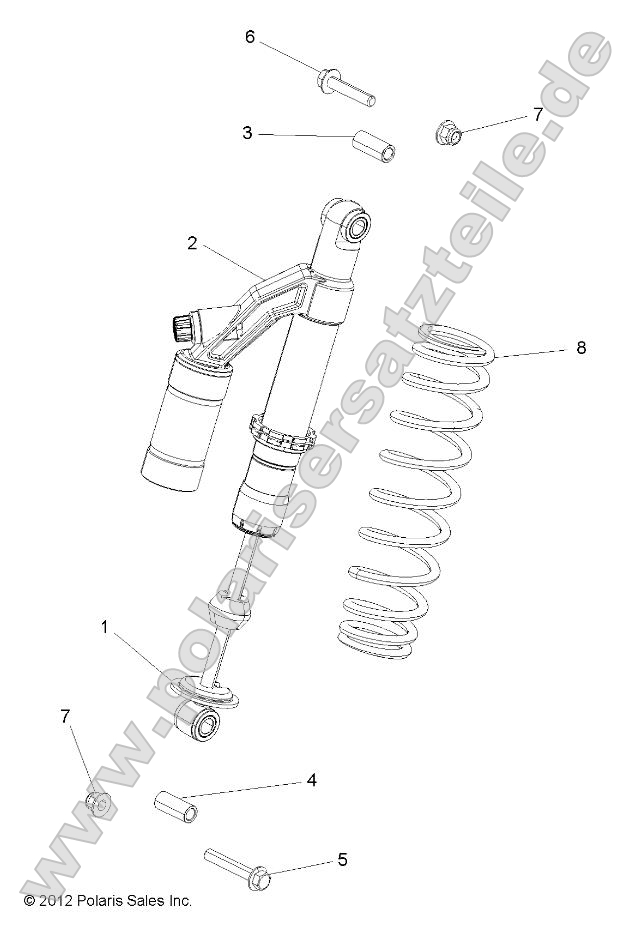 Suspension, Shock, Rear, Mounting Suspension, Shock, Rear, Mounting