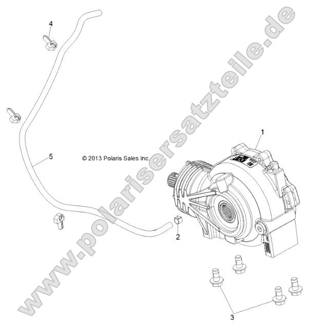 Drive Train, Front Gearcase Mounting