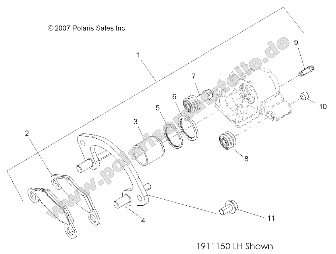 Brakes, Front Caliper Brakes, Front Caliper