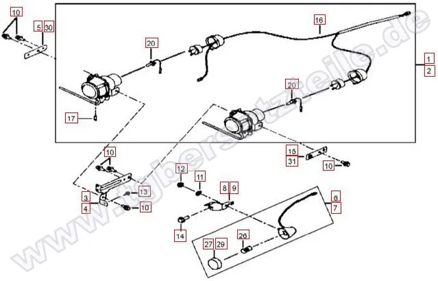 Scheinwerfer-Blinker vorne
