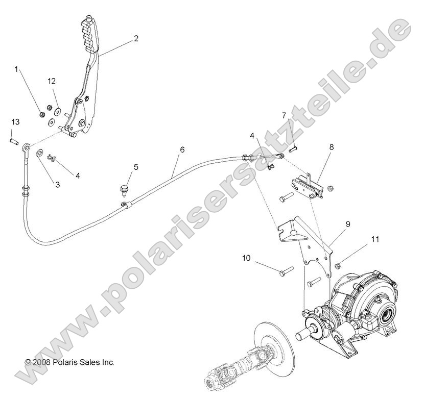 Brakes, Park Brake Asm.