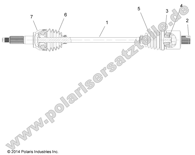 Drive Train, Rear Drive Shaft