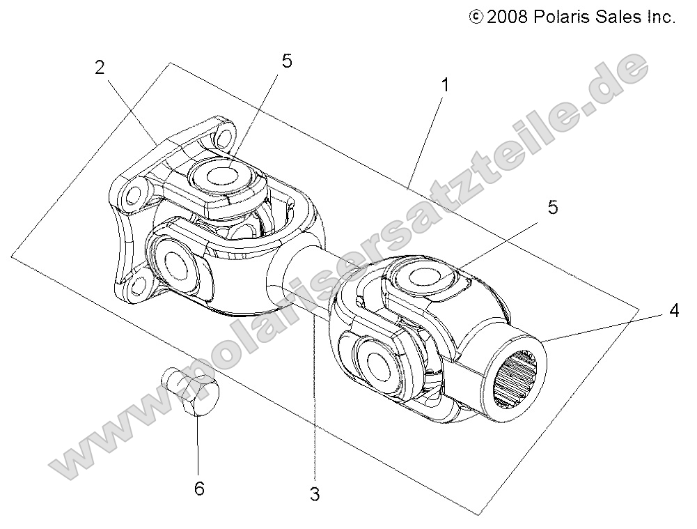 Drive Train, Prop Shaft, Rear