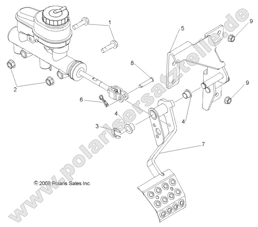 Brakes, Pedal and Master Cylinder Mounting Brakes, Pedal and Master Cylinder Mounting