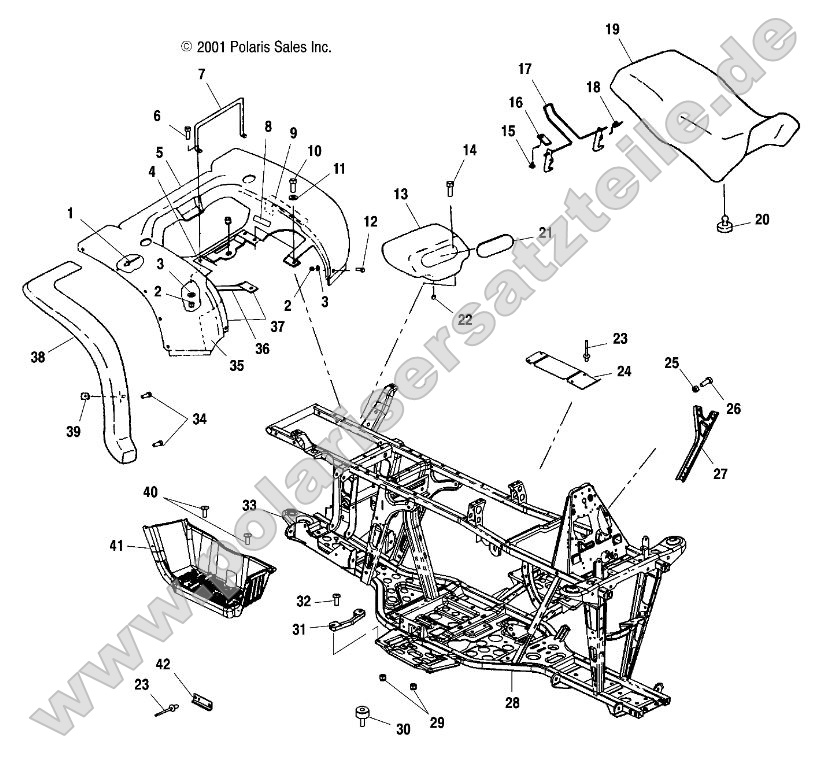 Rear Cab/Seat/Main Frame Rear Cab/Seat/Main Frame