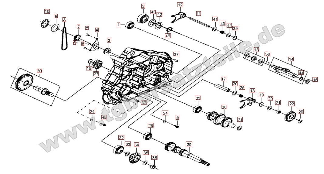 Motorgehäuse links (2) Motorgehäuse links (2)