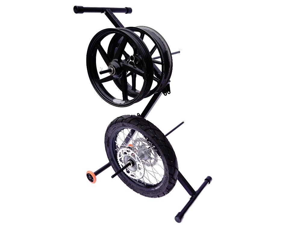 TMP Motorrad Felgenständer - Felgenbaum ideal für Rennstrecke & Werkstatt