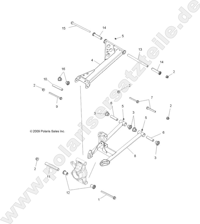 SUSPENSION, REAR SUSPENSION, REAR