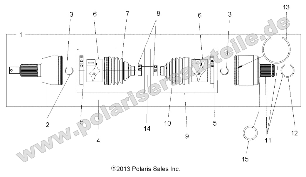 Drive Train, Drive Shaft, Rear Drive Train, Drive Shaft, Rear