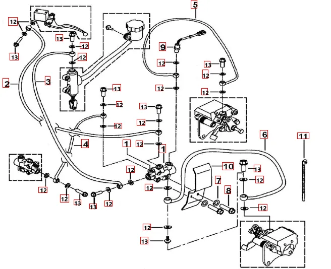 Bremsanlage hinten Bremsanlage hinten
