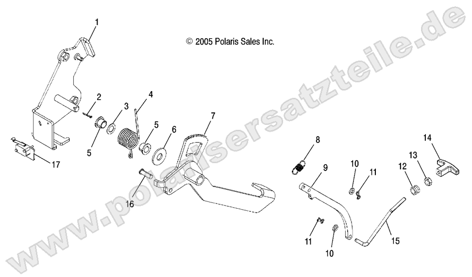 Park Brake Pedal Park Brake Pedal