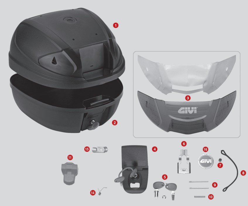 GIVI E300NT / NT2 Tech