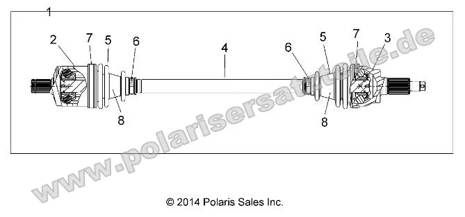 Drive Train, Front Half Shaft Drive Train, Front Half Shaft