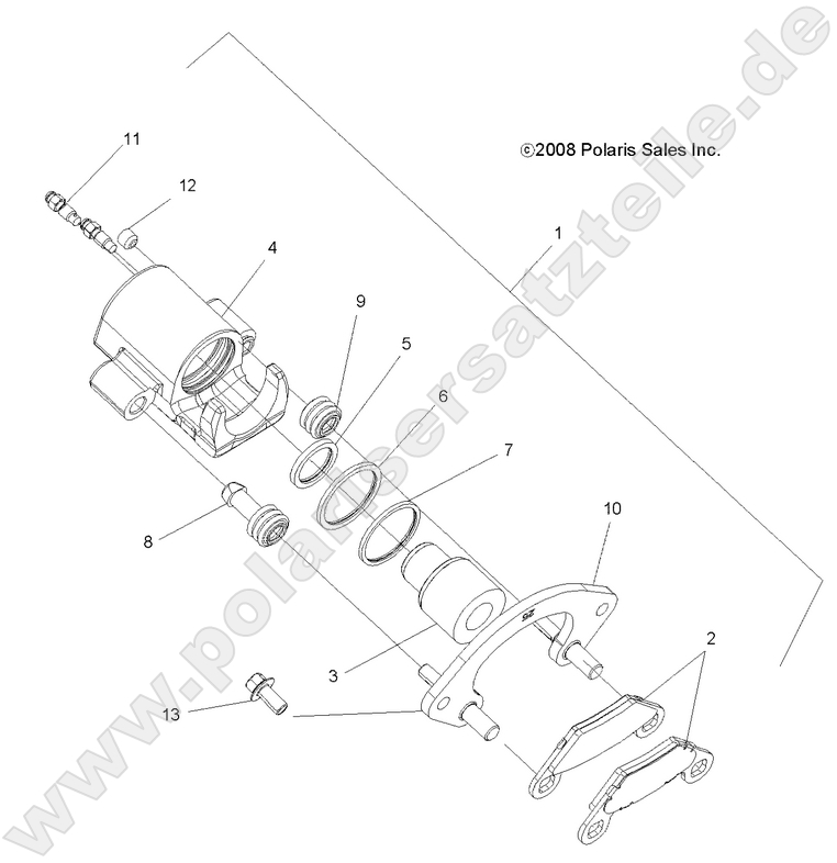 BRAKES, REAR CALIPER