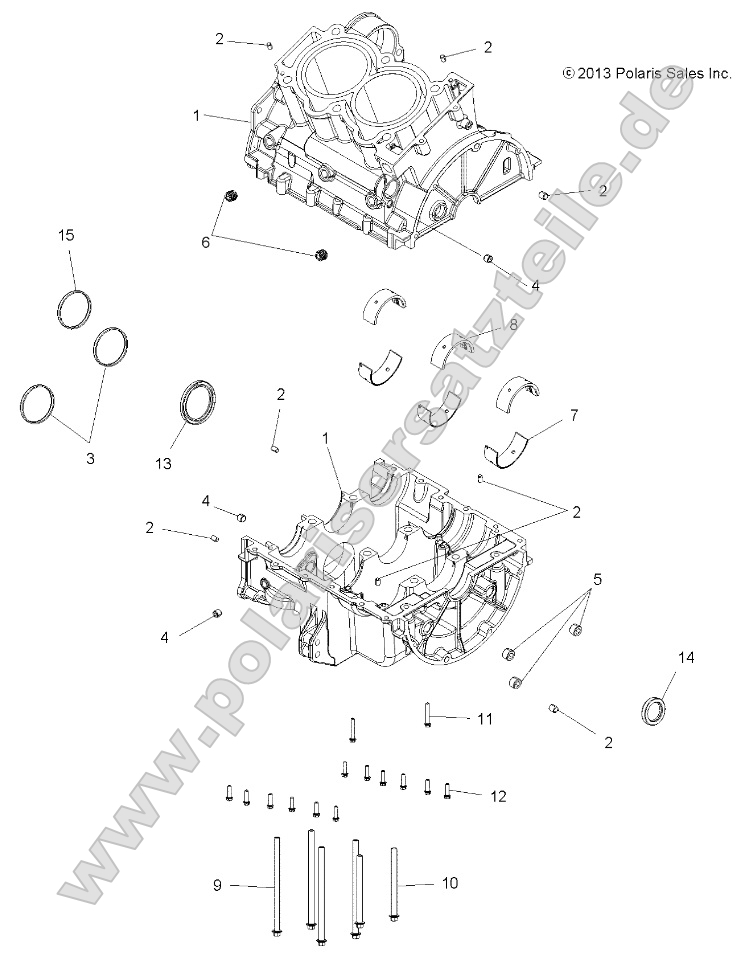 Engine, Crankcase Engine, Crankcase