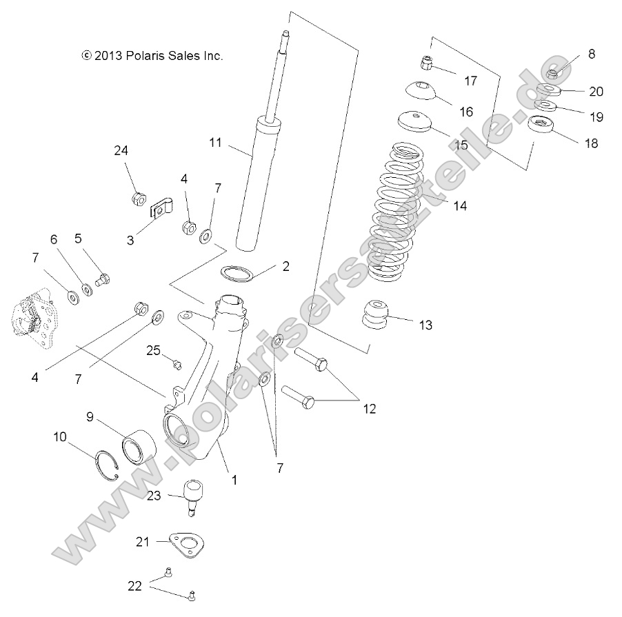 Suspension, Front Strut Suspension, Front Strut