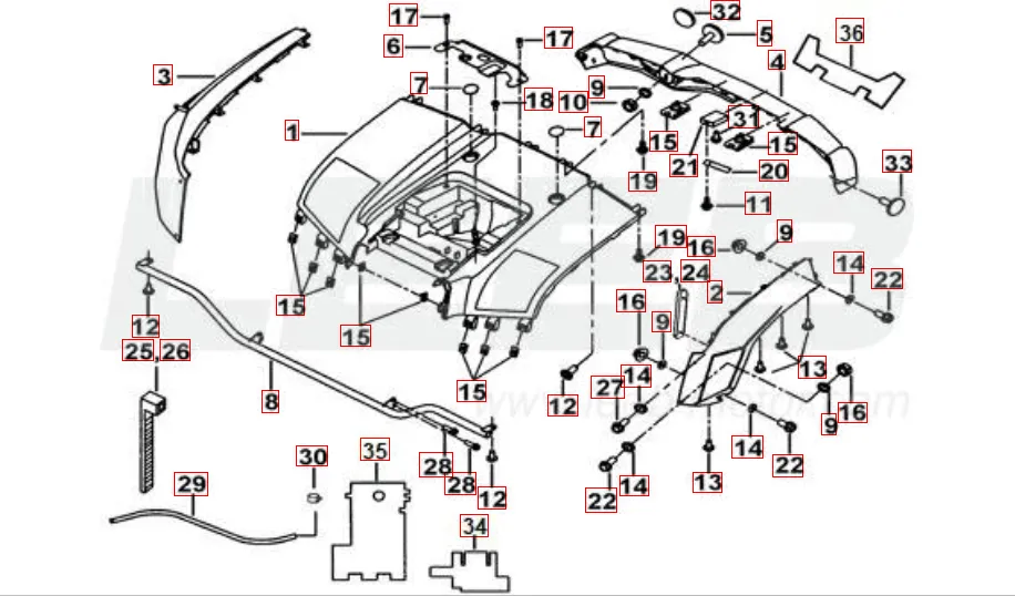 Heckverkleidung Heckverkleidung
