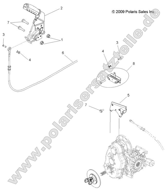 Brakes, Park Brake Asm.